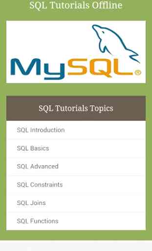 SQL Tutorials Offline 3