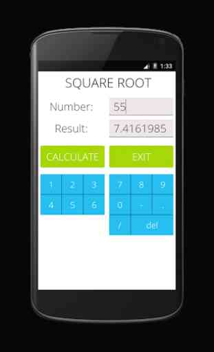 Square Root Calculator 4
