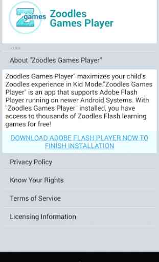 Zoodles Games Player 1