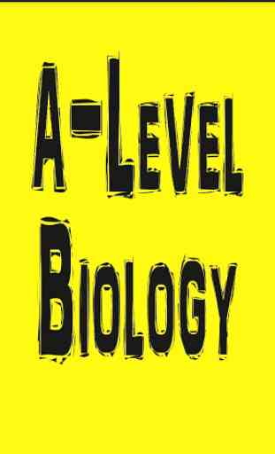 A Level Biology 1