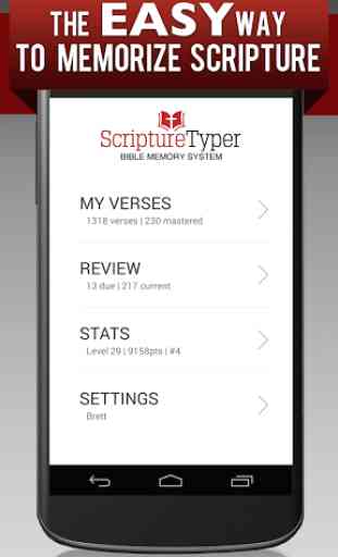 Bible Memory: Scripture Typer 1