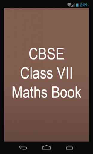 CBSE Class VII Maths Book 1