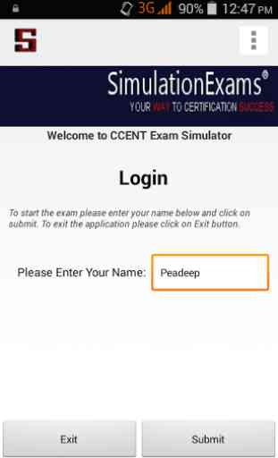 CCENT 100-101 Exam Sim 1