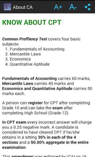 Charted Accountant CA CPT IPCC 4