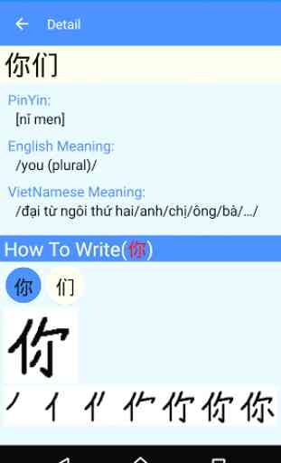 Chinese Writing Dictionary 4