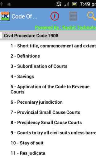 Code of Civil Procedure India 1