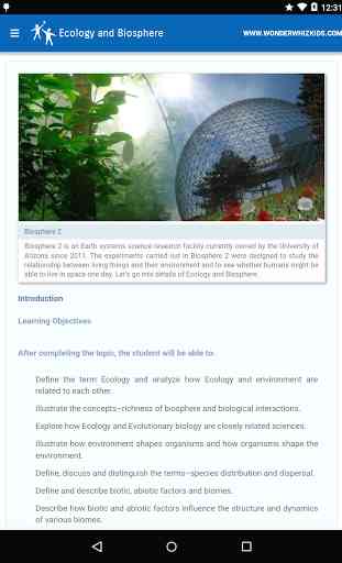 Ecology and Biosphere 1