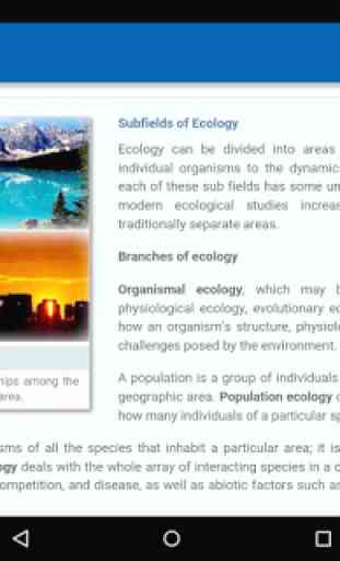 Ecology and Biosphere 4