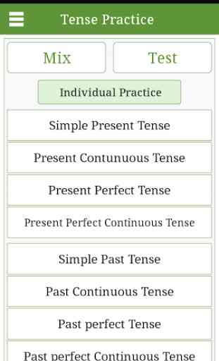 English Tenses Practice MCQ 1