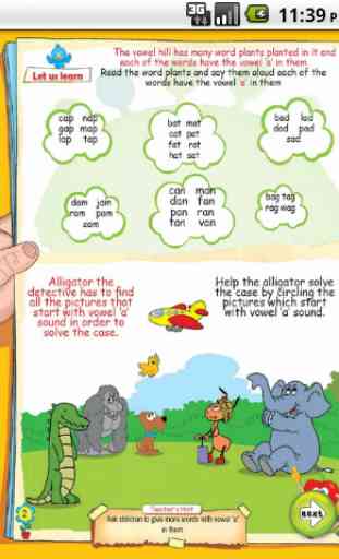 English Vowel - A for LKG Kids 2