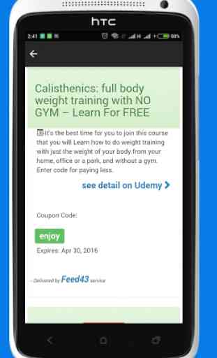 Free Coupon for Udemy 3