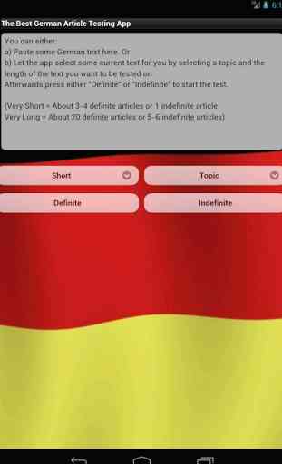 German Article Test App 1