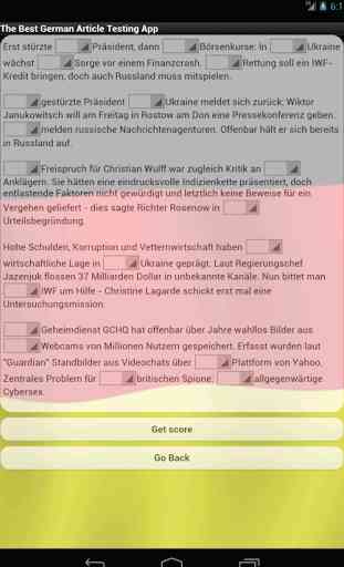 German Article Test App 3
