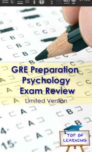 GRE Psychology Exam Review LT 1