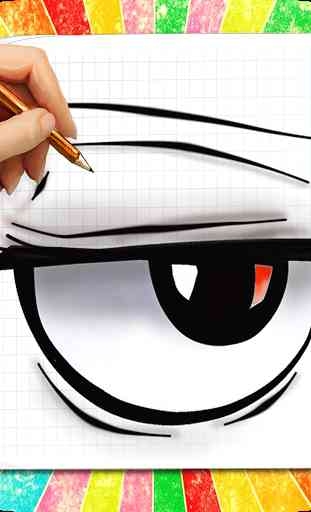 How to draw Anime Eyes 1