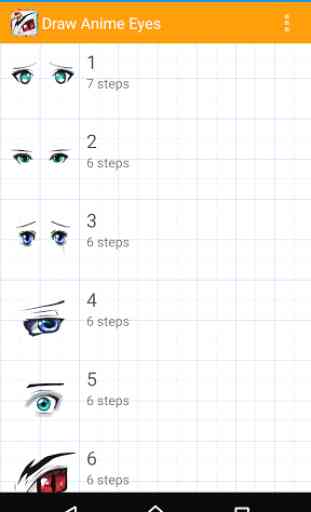How to draw Anime Eyes 3