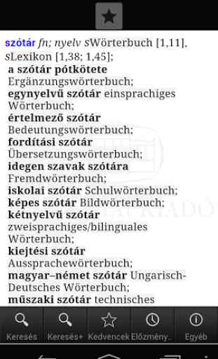 Hungarian-German Dictionary L 2