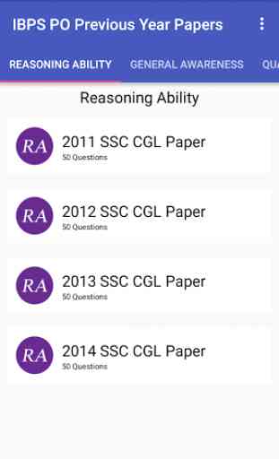 IBPS PO Previous Year Papers 1