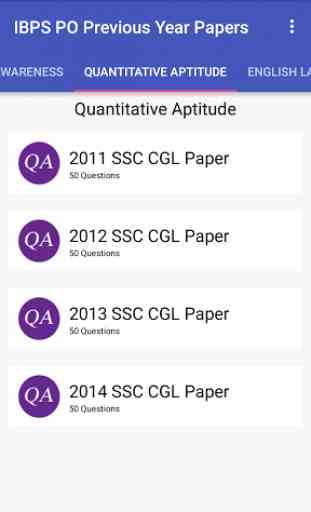 IBPS PO Previous Year Papers 3