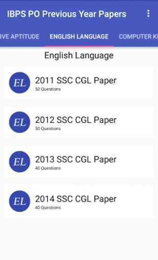 IBPS PO Previous Year Papers 4