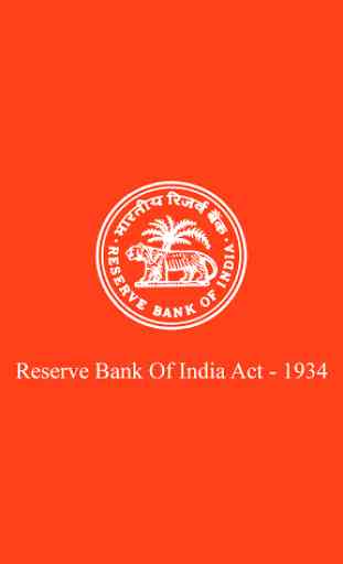 Learn RBI Act - 1934 1