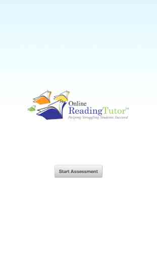 Online Reading Tutor Assess 1
