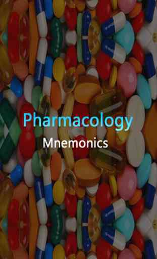 Pharmacology Mnemonics 1