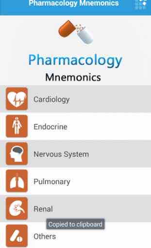 Pharmacology Mnemonics 2