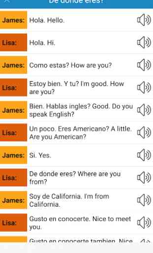Spanish English Conversation 3