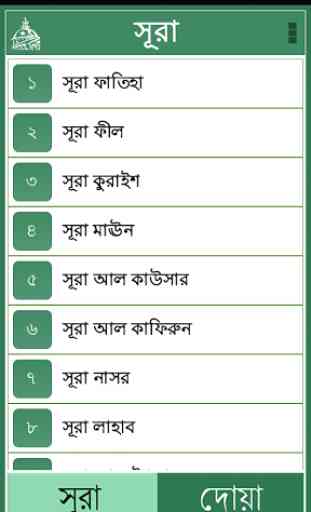 Sura & Dua with Bangla meaning 1