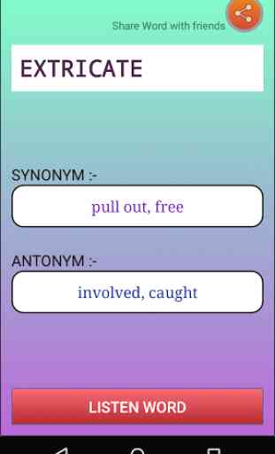 Synonym Antonym Learner 3