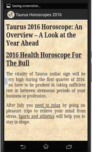 Taurus Horoscope 2016 3