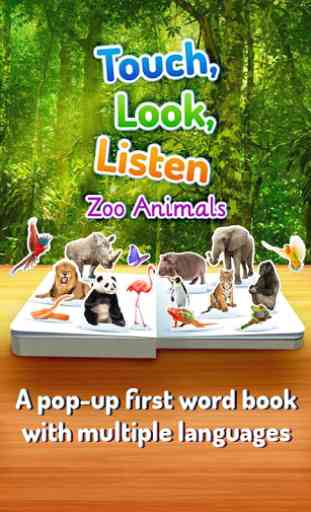 Zoo Animals, Touch Look Listen 1
