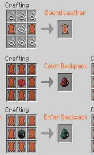 Backpacks Mod for Minecraft PE 1