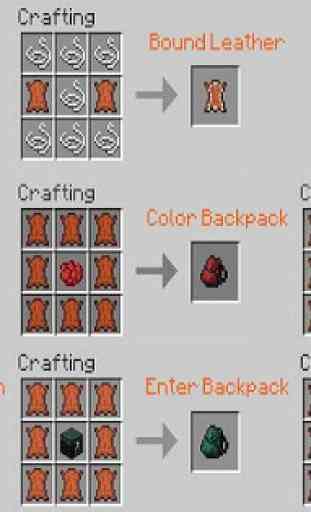 Backpacks Mod for Minecraft PE 4