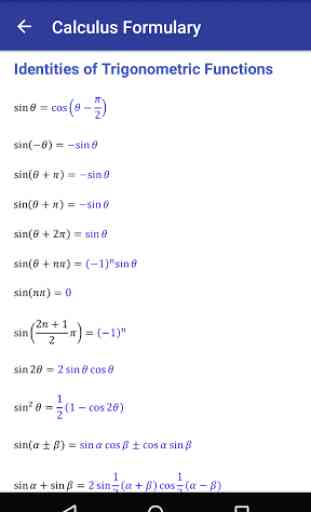 Calculus Formulary 3