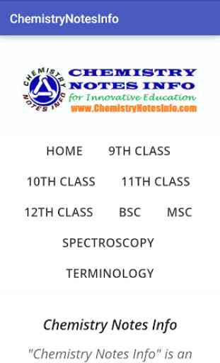 Chemistry Notes Info 1