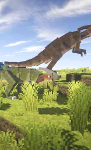 Dinosaur Mod for Minecraft PE 1