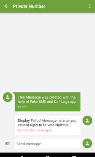 Fake SMS and Call Logs 3