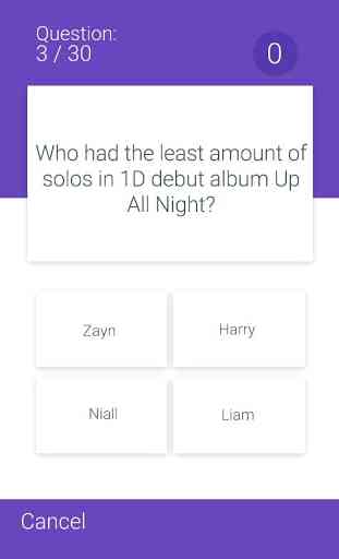 Fan Quiz For One Direction 3