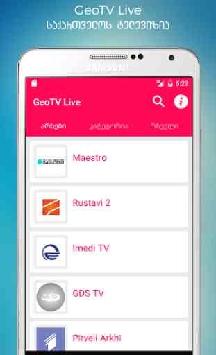 GeoTV Live Georgian Television 1