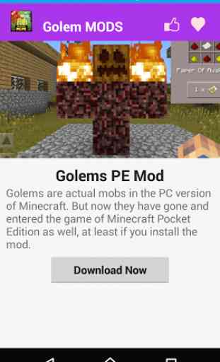Golem Mod For MCPE` 3