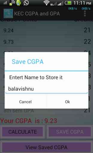 GPA & CGPA Calculator for KEC 4