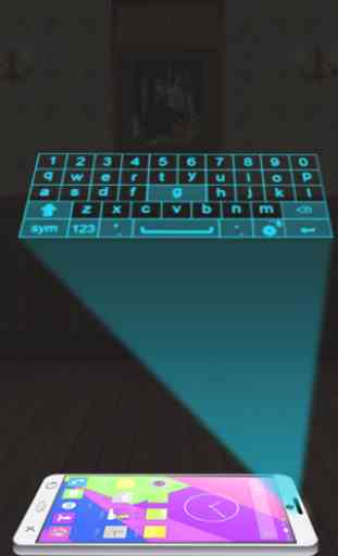 Hologram keyboard 3D Simulator 1