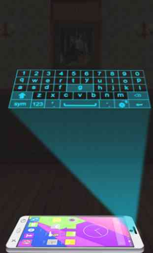Hologram keyboard 3D Simulator 3