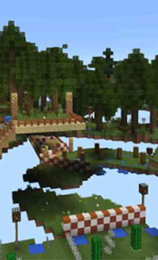 Horse Racing map for Minecraft 4