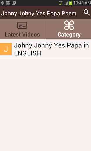 Johny Johny Yes Papa Poem 3