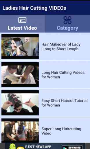 Ladies Hair Cutting VIDEOs 2