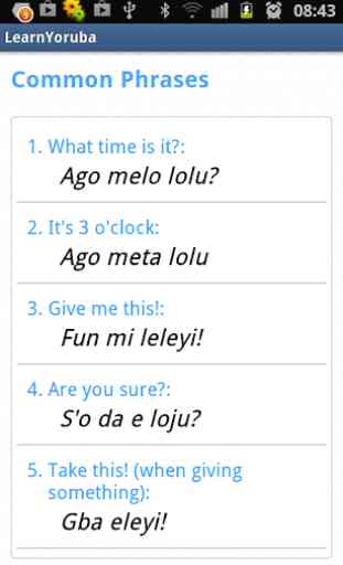 Learn Basic Yoruba 2