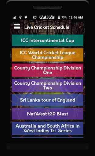 Live Cricket Score & Schedule 1